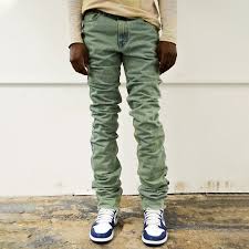 stacked jeans